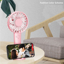 Load image into Gallery viewer, Xioami USB Mini Strong Wind Handheld Fan Portable and Quiet Rechargeable Hand Fan for Student Office