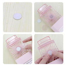 Load image into Gallery viewer, YAM 1PC Mini Handheld Fan with Fragrance Creative Aromatherapy Travel Portable Electrical Fan for Ho