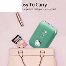 Lade das Bild in den Galerie-Viewer, Portable Handheld Leafless Small Fan USB Charging Grafting Planting False Eyelash Hair Dryer Grafted