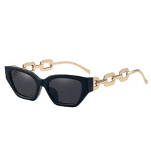 Lade das Bild in den Galerie-Viewer, Sunglasses sun Shades Trendy Small Frame Personality Metal Chain Legs Trendy shade unisex