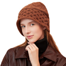 Lade das Bild in den Galerie-Viewer, Warm Winter Knit Beanie Hats Pullover Wool Knit Japanese Cold-Proof Plush Thickened Unisex