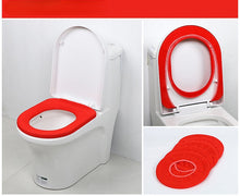 Load image into Gallery viewer, 3pcs Toilet Seat Cover Pads Lid Home Four Seasons Summer Thin Cute Closestool Cushion