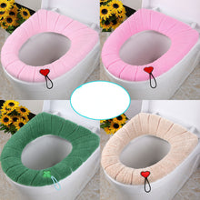 Load image into Gallery viewer, 3pcs Toilet Seat Cover Pads Portable Winter Thicker Washable