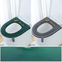 Load image into Gallery viewer, 3pcs Toilet Seat Cover Pads Thicker Pad Household Autumn and Winter Plush Four Seasons Washable Cushion