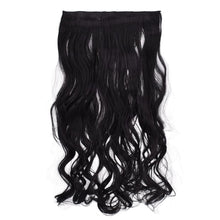 Lade das Bild in den Galerie-Viewer, Women Wig Piece Hair Extension Five Clip Curly Hair OnePiece Hair Weft W491