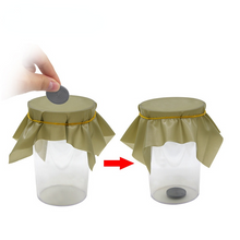 Lade das Bild in den Galerie-Viewer, 1pcs Pena Coin Penetration Dish Coin Thru Rubber Sheet Into Cup Magic Props