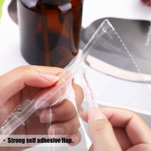 Load image into Gallery viewer, 100 Pack Poly Transparent Bag Opp Self Adhesive Plastic Bag for T Shirt, Clothes Packaging Clear Storage Bag