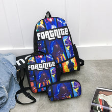Lade das Bild in den Galerie-Viewer, Backpack Large Capacity Three-Piece Set High School and College Student Schoolbag Travel Bag