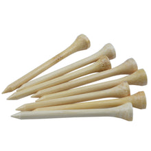 Load image into Gallery viewer, 100Pcs/Package  Golf Tees Bamboo Tee Golf Balls Holder 4 Sizes Available