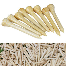 Load image into Gallery viewer, 100Pcs/Package  Golf Tees Bamboo Tee Golf Balls Holder 4 Sizes Available