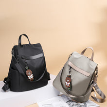 Load image into Gallery viewer, Backpack Women's Backpack Nylon Oxford Cloth Backpack Leisure Travel Bag