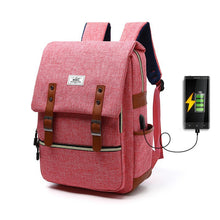 Lade das Bild in den Galerie-Viewer, Backpack Laptop Bag Schoolgirl's Schoolbag Outdoor Casual Travel Bag