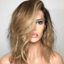 Lade das Bild in den Galerie-Viewer, Women Wig Gradient Color Mid-Length Curly Hair Avengers Black Widow W426