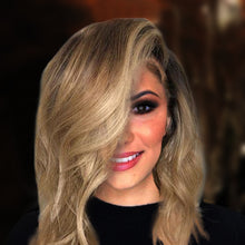 Lade das Bild in den Galerie-Viewer, Women Wig Gradient Color Mid-Length Curly Hair Avengers Black Widow W426