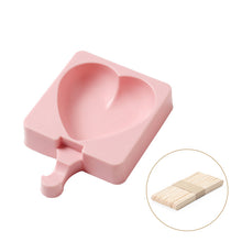 Load image into Gallery viewer, 2PC Silicone Mold Homemade by Hand Ice Cream Silica Gel Ice Mold DIY Ice-Cream Mould