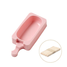 Load image into Gallery viewer, 2PC Silicone Mold Homemade by Hand Ice Cream Silica Gel Ice Mold DIY Ice-Cream Mould