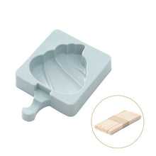 Load image into Gallery viewer, 2PC Silicone Mold Homemade by Hand Ice Cream Silica Gel Ice Mold DIY Ice-Cream Mould