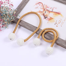 Load image into Gallery viewer, 19-Color Simple Thick Rope Pearl Magnetic Snap Curtain Magnetic Button Magnetic Snap
