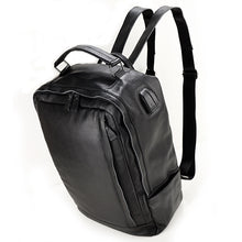 Lade das Bild in den Galerie-Viewer, Backpack Genuine Cattlehide Leather Surface Computer Korean Style Fashion Schoolbag