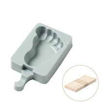 Load image into Gallery viewer, 2PC Silicone Mold Homemade by Hand Ice Cream Silica Gel Ice Mold DIY Ice-Cream Mould