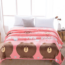 Lade das Bild in den Galerie-Viewer, Fleece Blanket Nap Blanket Air Conditioning Blanket Warm Sofa Cover Skin-Friendly Velvet Blanket