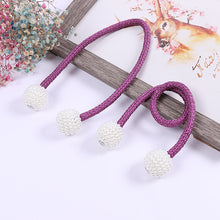 Load image into Gallery viewer, 19-Color Simple Thick Rope Pearl Magnetic Snap Curtain Magnetic Button Magnetic Snap