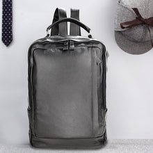 Lade das Bild in den Galerie-Viewer, Backpack Genuine Cattlehide Leather Surface Computer Korean Style Fashion Schoolbag