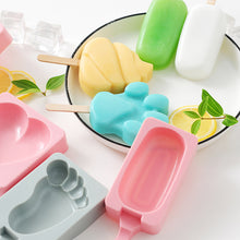 Load image into Gallery viewer, 2PC Silicone Mold Homemade by Hand Ice Cream Silica Gel Ice Mold DIY Ice-Cream Mould