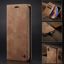Load image into Gallery viewer, Magnetic Leather Phone Case for iPhone 13