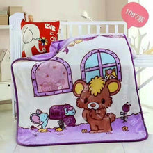 Load image into Gallery viewer, Cloud Blanket Children's Blankets Raschel Velvet Blanket Coral Fleece Duplex Felt Thickened Baby's Blanket