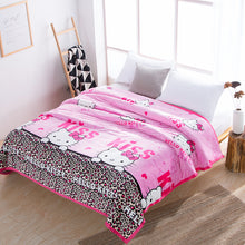 Lade das Bild in den Galerie-Viewer, Fleece Blanket Nap Blanket Air Conditioning Blanket Warm Sofa Cover Skin-Friendly Velvet Blanket