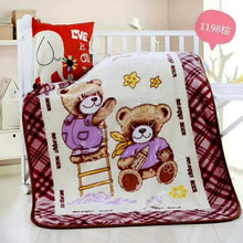 Load image into Gallery viewer, Cloud Blanket Children's Blankets Raschel Velvet Blanket Coral Fleece Duplex Felt Thickened Baby's Blanket