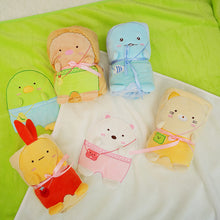 Lade das Bild in den Galerie-Viewer, Cute 3D Cartoon Animal Flannel Blanket Children's Blankets Nap Blanket