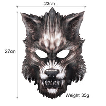 Lade das Bild in den Galerie-Viewer, 2x Halloween Xmas Christmas Gifts Decoration Spot Carnival Party Masquerade Animal Wolf Mask