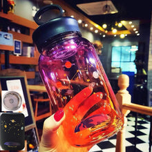 Load image into Gallery viewer, Xmax Christmas Cup Gift Gradient Starry Sky with Tea Strainer Good-looking Glass