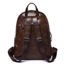 Lade das Bild in den Galerie-Viewer, New Pu European and American Vintage Travel Bag Outdoor Casual Ladies Backpack