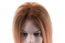 Lade das Bild in den Galerie-Viewer, Women Wig Lace Chemical Fiber Gradient Pink Long Hair Straight Hair W444