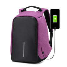 Lade das Bild in den Galerie-Viewer, Anti-Theft Backpack Female Computer USB Charging Backpack Student Travel Waterproof Leisure Schoolbag