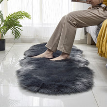 Lade das Bild in den Galerie-Viewer, Wool-like Leather Sofa Carpet Mat Cushion Window Cushion Living Room Bedroom Non-Slip Mat