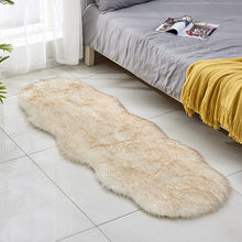Lade das Bild in den Galerie-Viewer, Wool-Like Leather Sofa Carpet Cushion Window Cushion Living Room Bedroom Non-Slip Mat Blanket