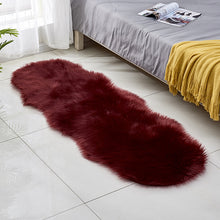 Lade das Bild in den Galerie-Viewer, Wool-Like Leather Sofa Carpet Cushion Window Cushion Living Room Bedroom Non-Slip Mat Blanket