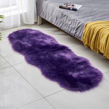Lade das Bild in den Galerie-Viewer, Wool-Like Leather Sofa Carpet Cushion Window Cushion Living Room Bedroom Non-Slip Mat Blanket