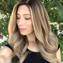 Load image into Gallery viewer, Women Wig High-Grade Wig Rose Net Chemical Fiber Long Curly Hair W371