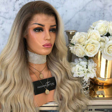 Load image into Gallery viewer, Women Wig Fashion Gradient Long Curly Hair Big Wave T Dyeing W26