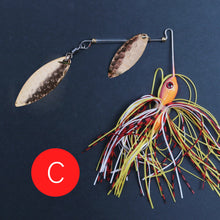 Lade das Bild in den Galerie-Viewer, 2pcs Lure Beard 13/17G Rotating Sequins Bait Fake Fish Composite Sequins
