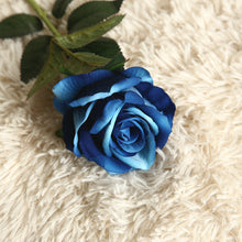 Load image into Gallery viewer, 3PCs Flannel Lovesickness Rose Artificial Fake Flower Plants Home Decoration Wedding Bouquet