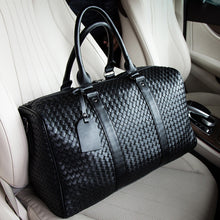Load image into Gallery viewer, Backpack Travel Bag Business Handheld Big Bag Solid Color Shoulder Hand-Woven Bag