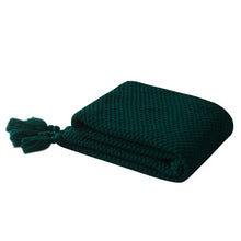Load image into Gallery viewer, Tassel Knitted Ball Blanket Wool Blanket Air Conditioner Nap Blanket Shawl Blanket Sofa Casual Blanket
