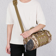 Lade das Bild in den Galerie-Viewer, Backpack Cylinder Taekwondo Camouflage Gymnastic Valise Multifunctional Portable Fitness Bag