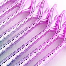 Load image into Gallery viewer, 10 Mermaid Makeup Brushes Fishtail Eye Shadow Brush